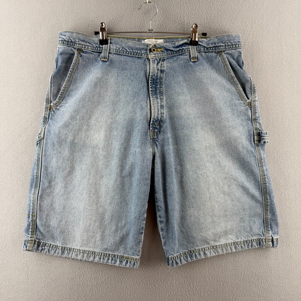 Vintage Levis Silvertab Shorts Mens 36 Baggy Carpenter Jorts Denim Y2K 2004